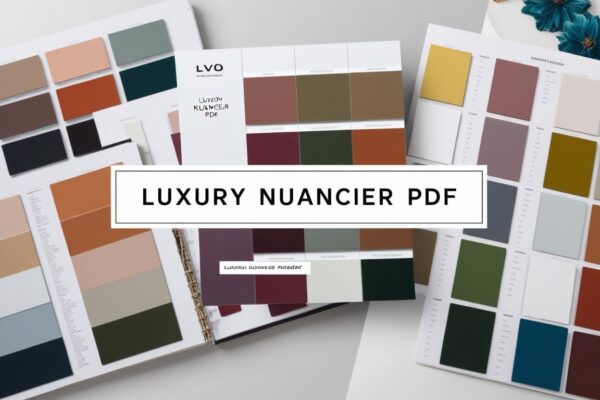 Luxury Nuancier PDF Elegance in Color Selection