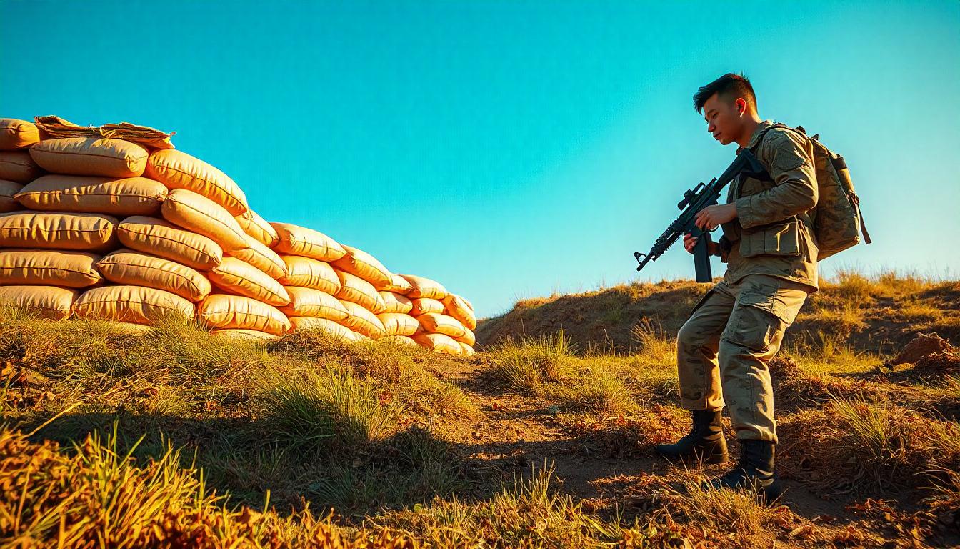 Sand bags Emplacement in Security and Defense