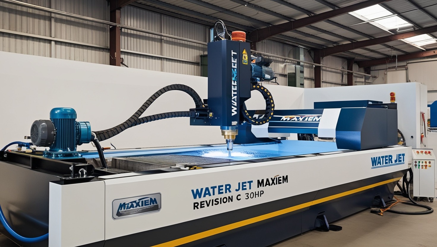 Water Jet Maxieem 1530 Revision c 30hp Solution for Waterjet Cutting